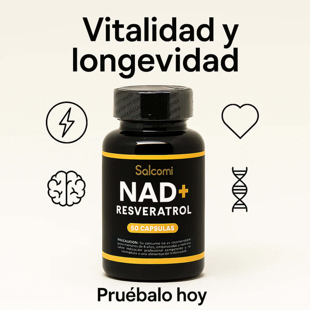 NAD + RESVERATROL 60 Capsulas