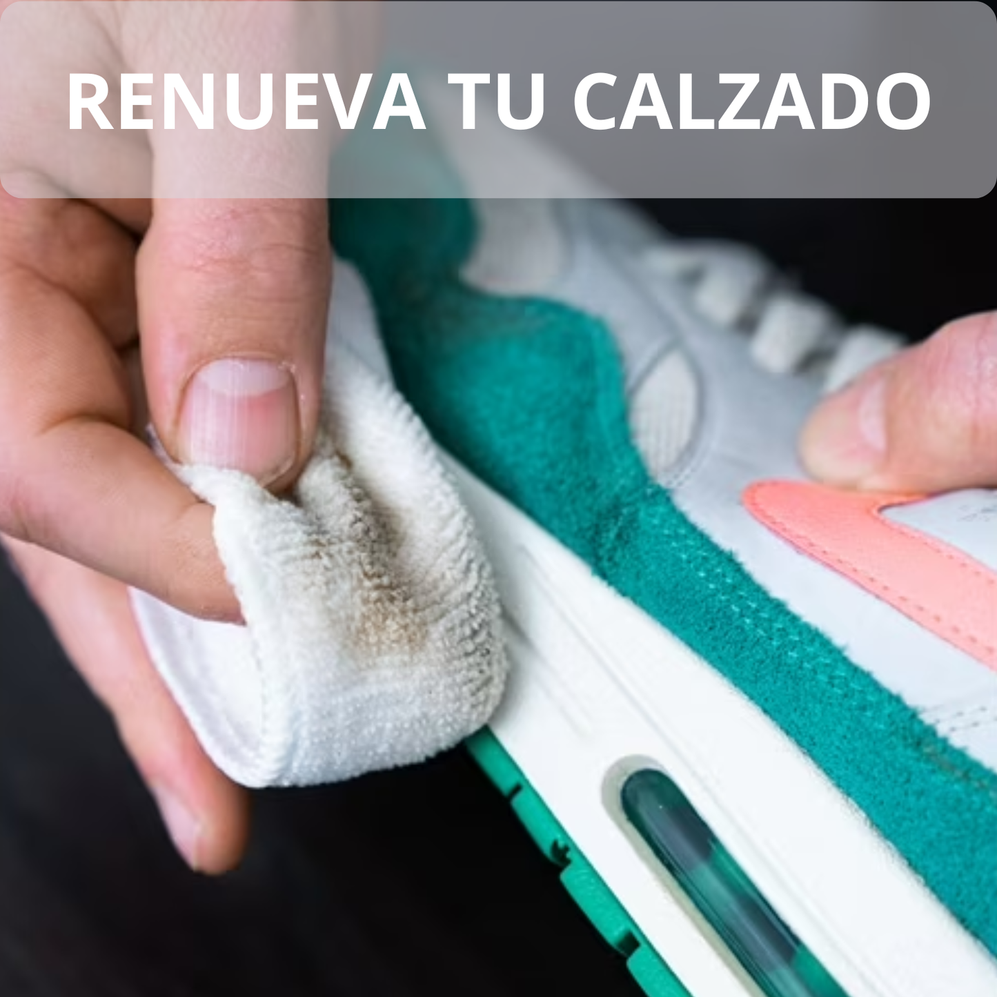 Limpiador de zapatillas en espuma