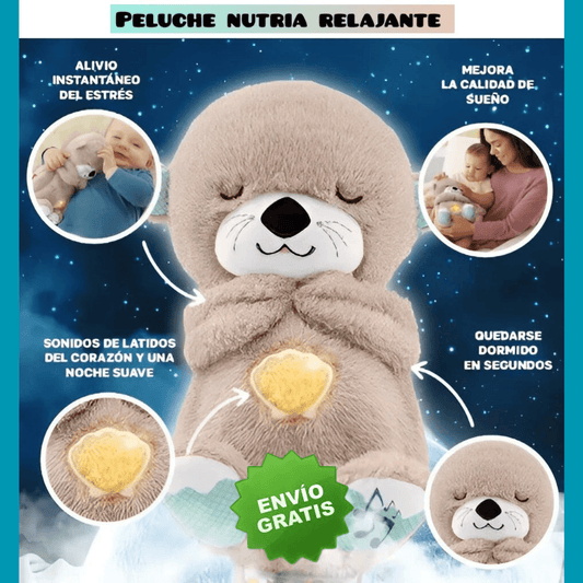 Nutria de Peluche Calmante Para BEBE
