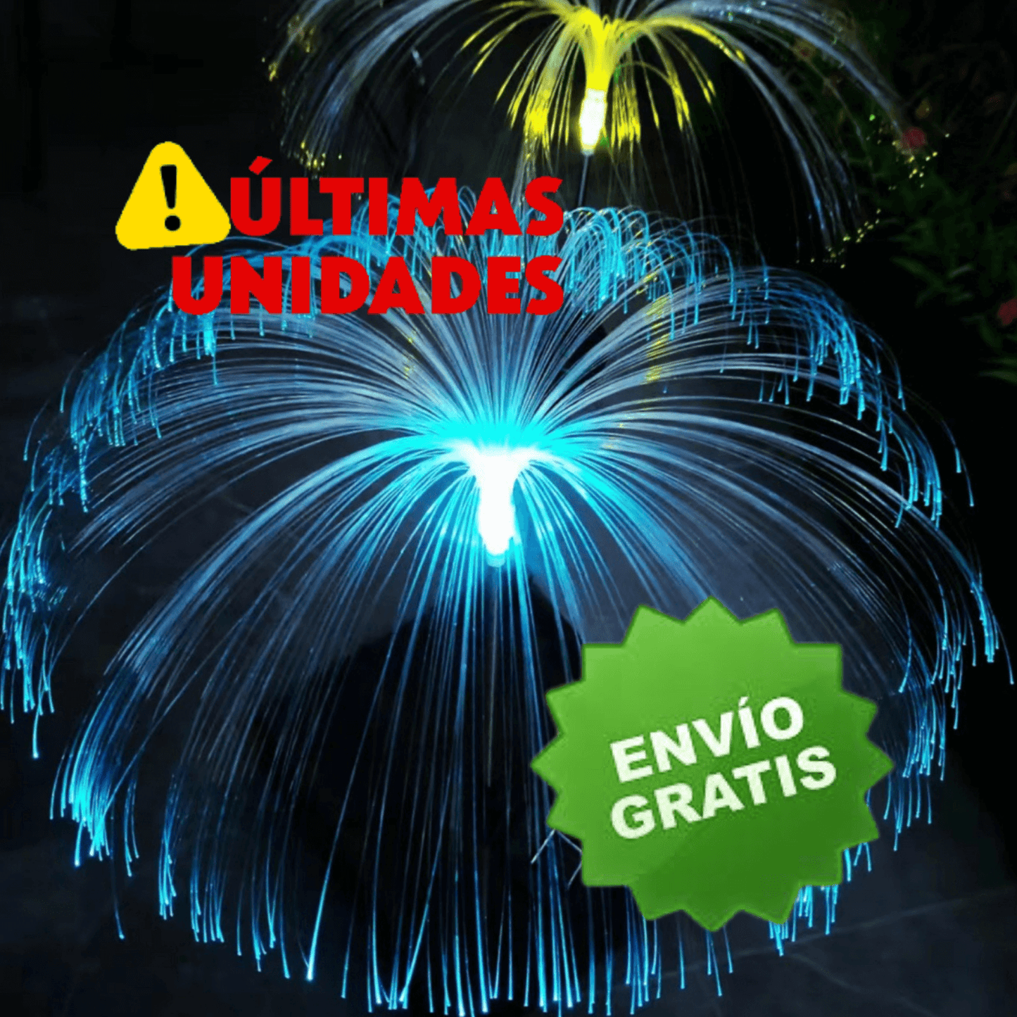 KIT 2 Estacas Medusas Multicolor Solar