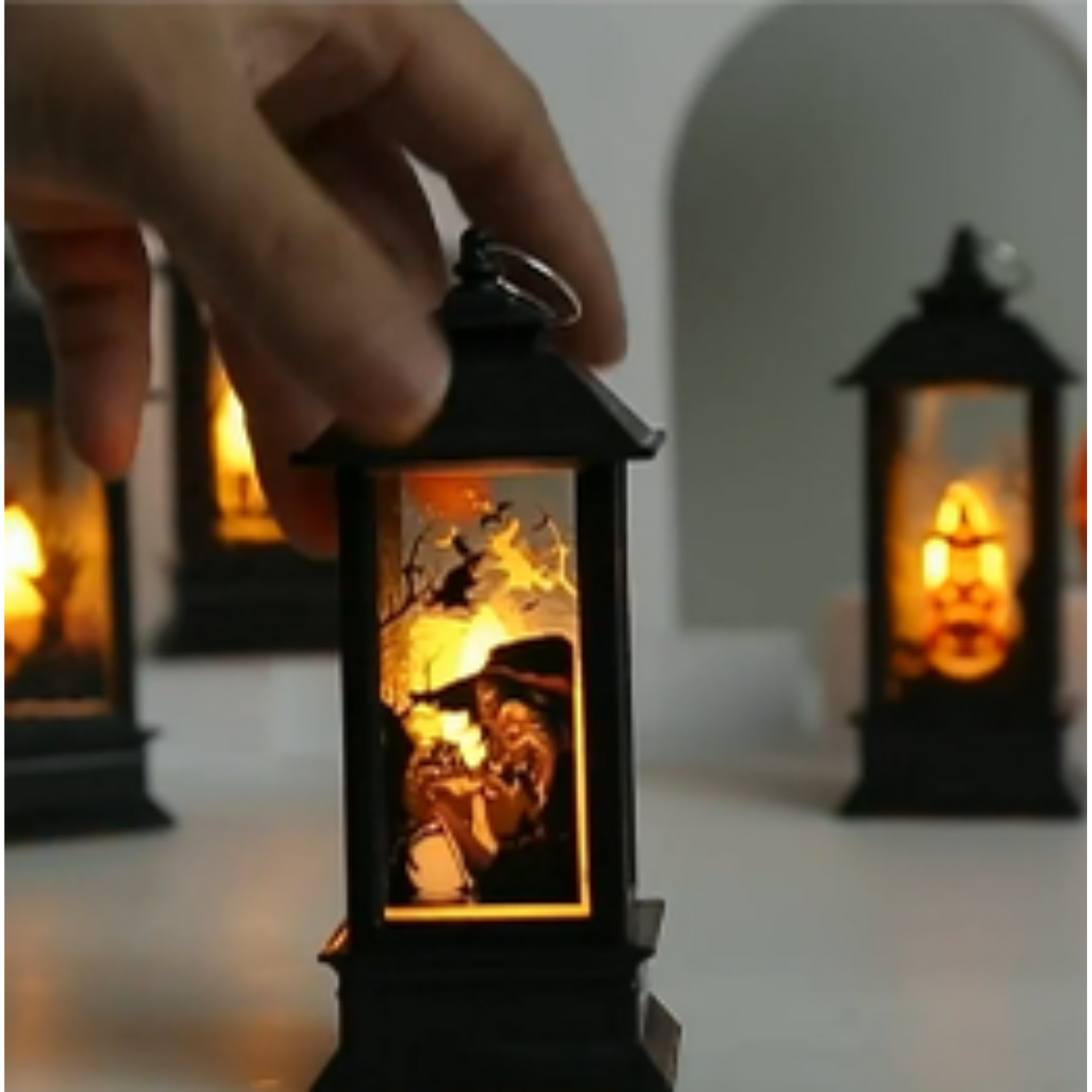 Kit Lampara Halloween Decorativa - 3 Lámparas Temáticas