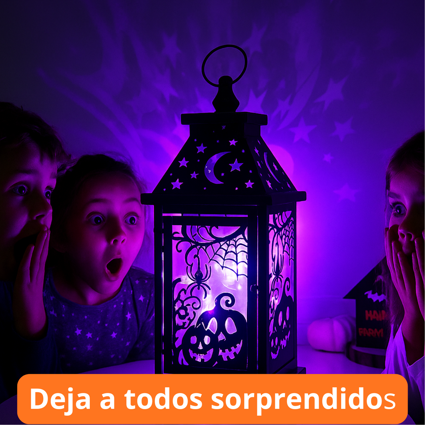 Kit Lampara Halloween Decorativa - 3 Lámparas Temáticas