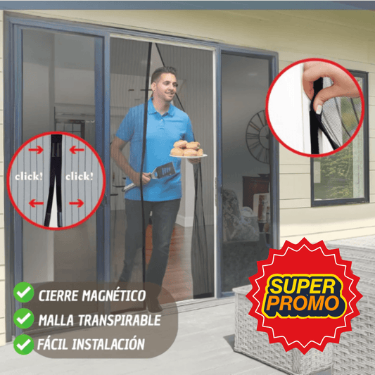 Malla Puerta Magnética ¡Pack 2 unidades!