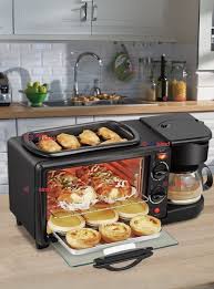 Horno Electrico Cafetera Freidora 3 En 1