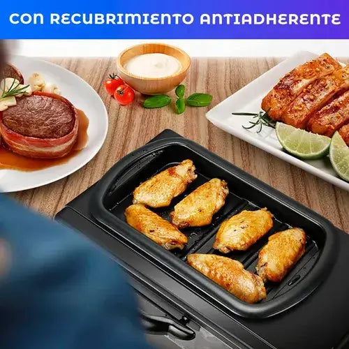 Horno Electrico Cafetera Freidora 3 En 1